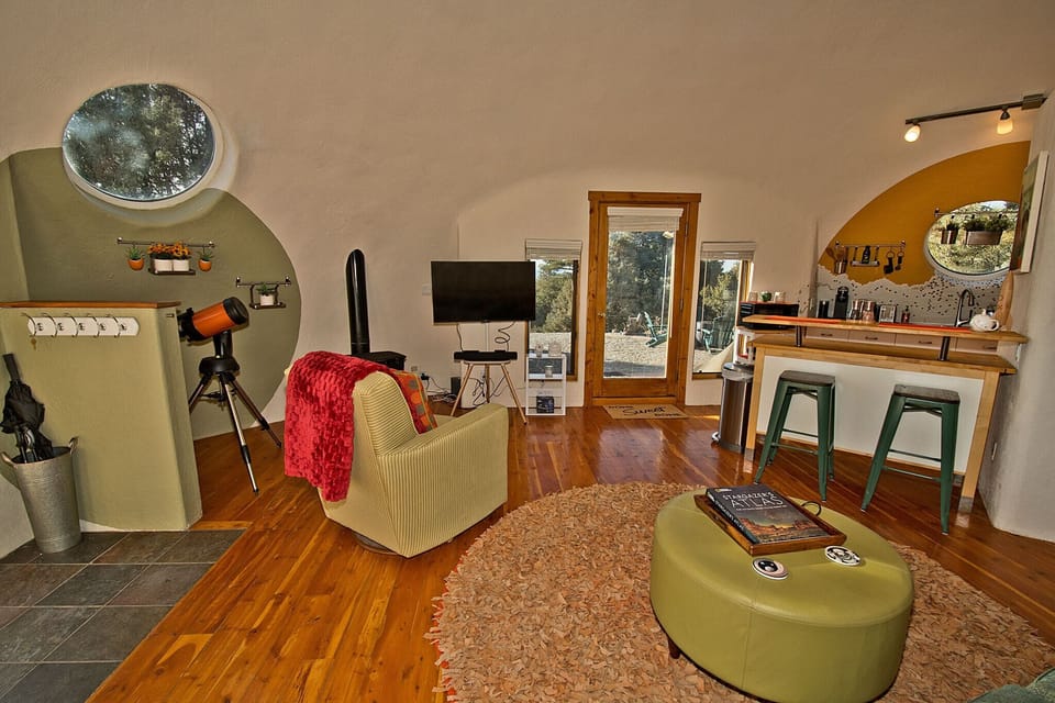 Living Area with TV and Walkout Terrace