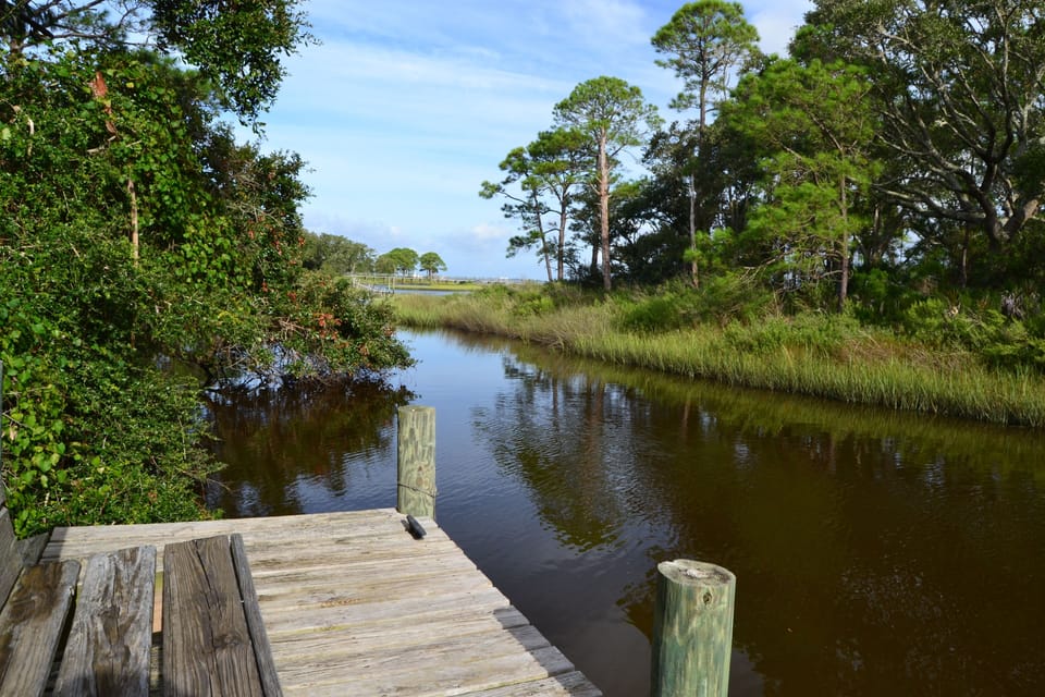 Canal with view of bay