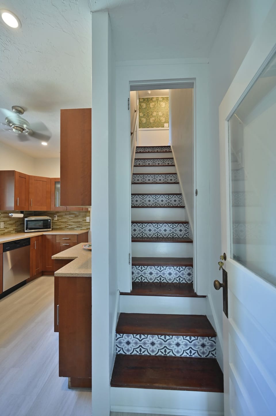 Staircase to Bedrooms 2 and 3