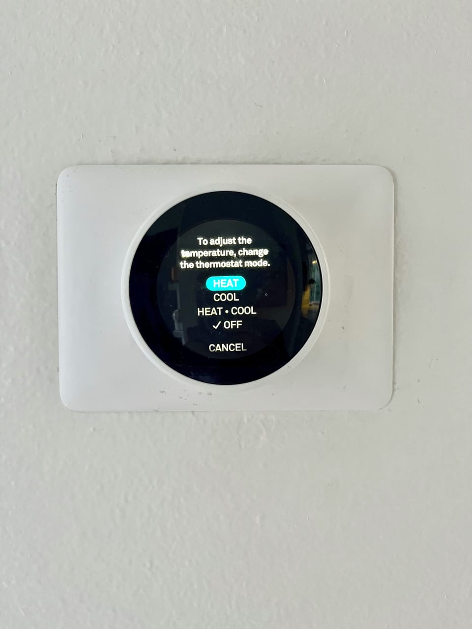 Nest temp control