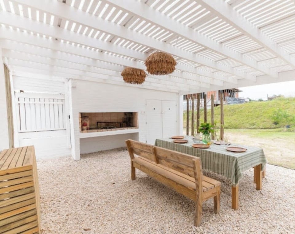 Back patio and BBQ