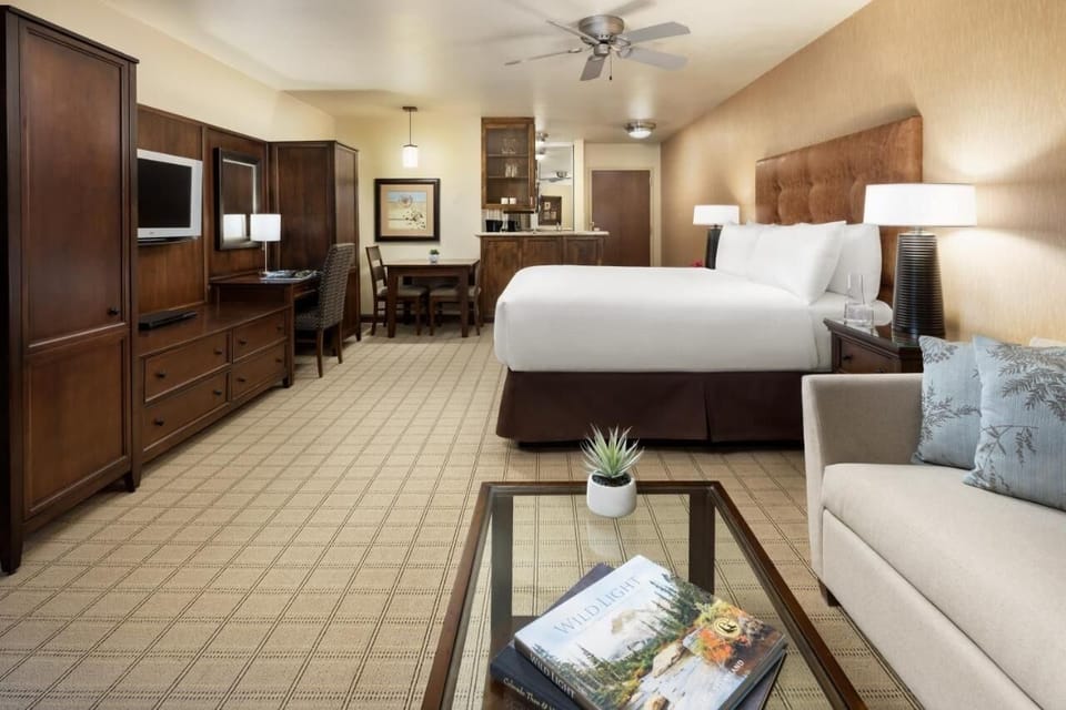 Unit with 1 King bed