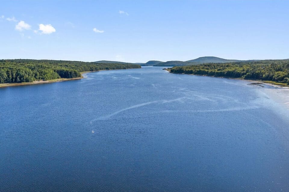 Stunning views of the Penobscot River from the Cottages