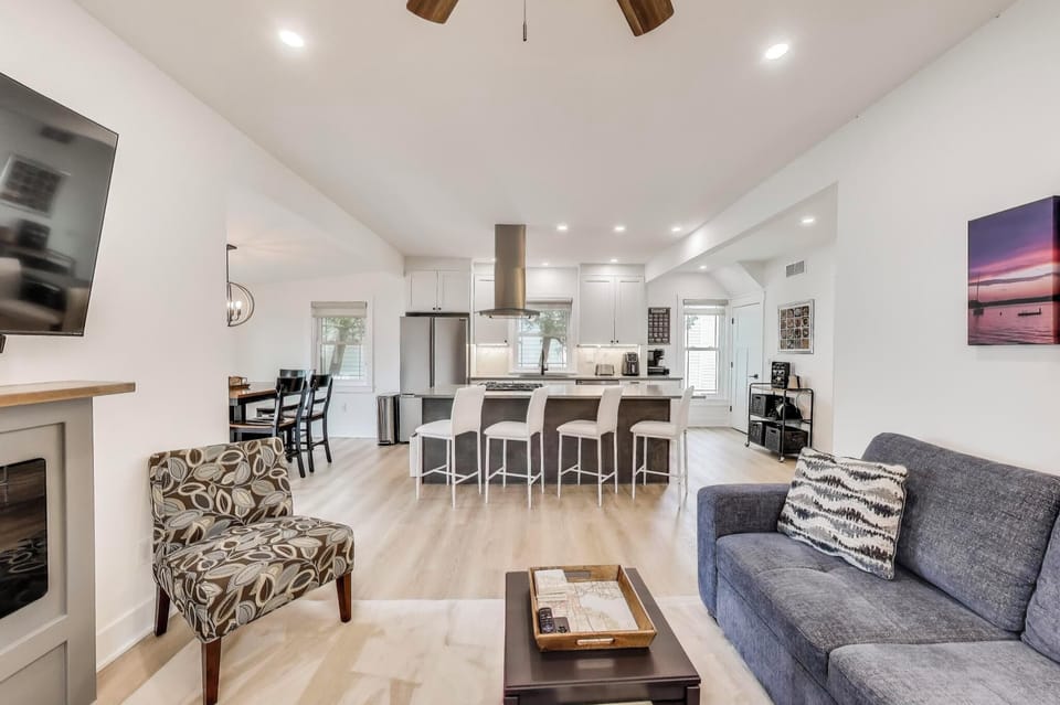 Open Concept from Living to Kitchen