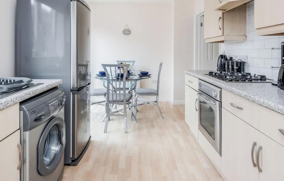 Kitchen at Jesswood Properties Short Lets & Serviced Accommodation