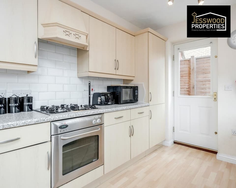 Kitchen at Jesswood Properties Short Lets & Serviced Accommodation