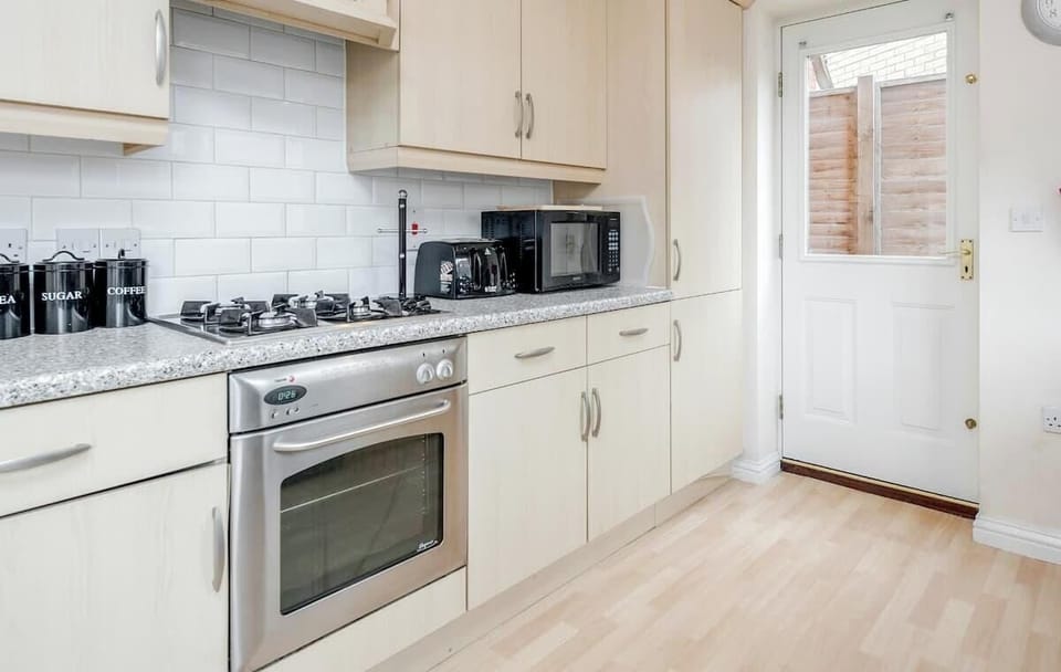 Kitchen at Jesswood Properties Short Lets & Serviced Accommodation