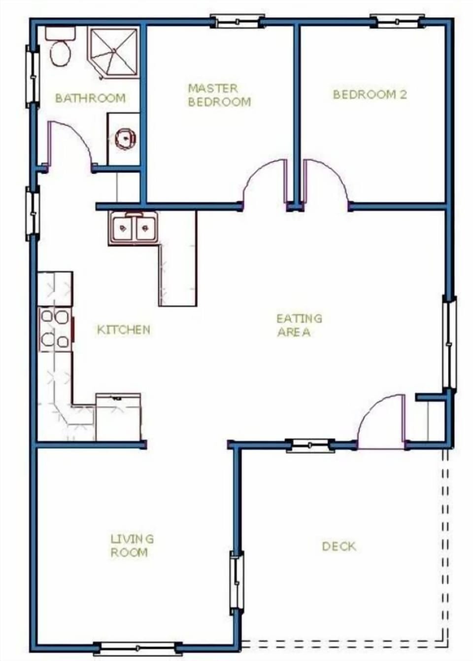 The Cove - 245 B - Floor Plan