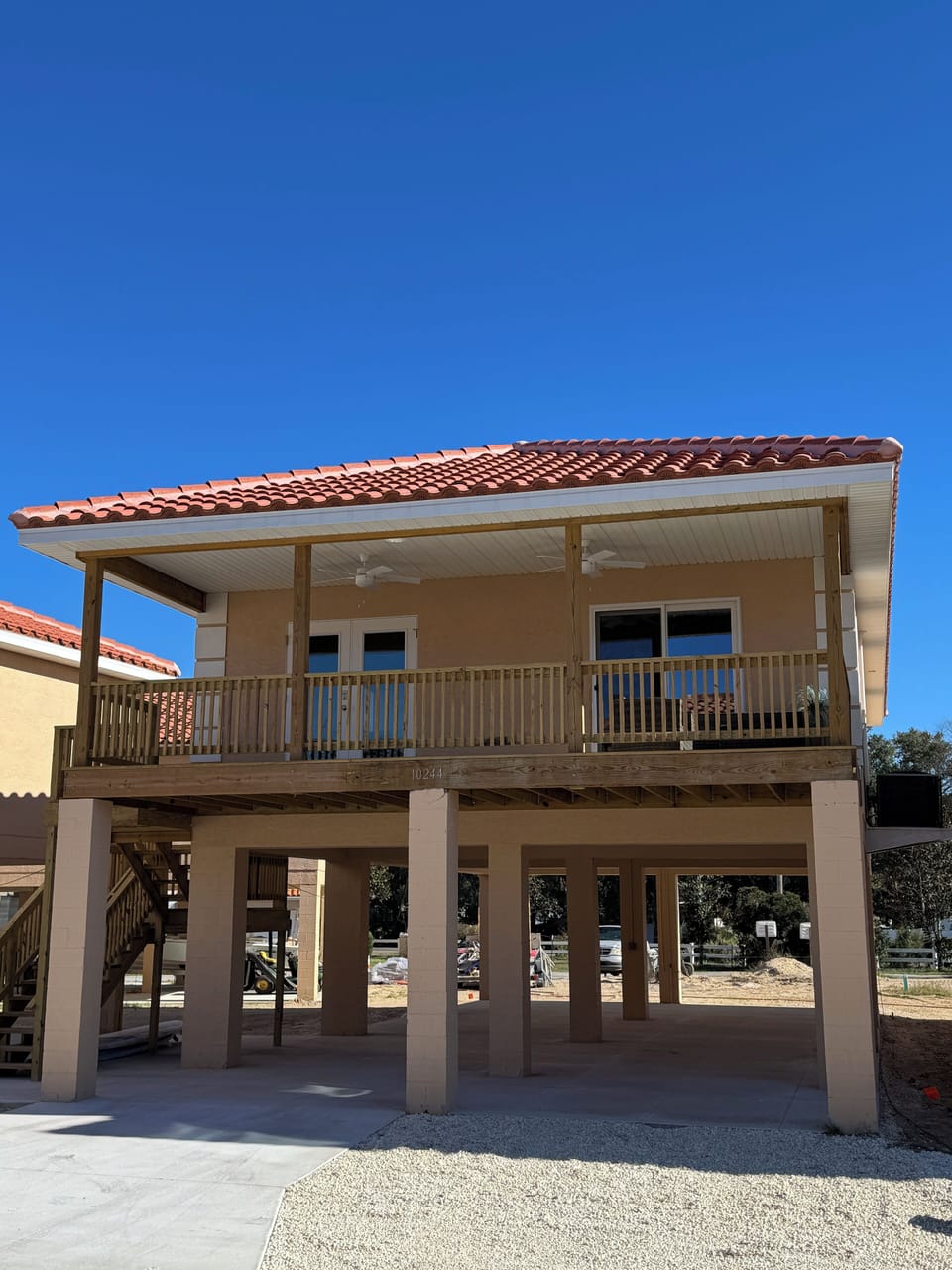 The beautiful and spacious 2 BR, 2 BA with a huge porch. Lots of parking space