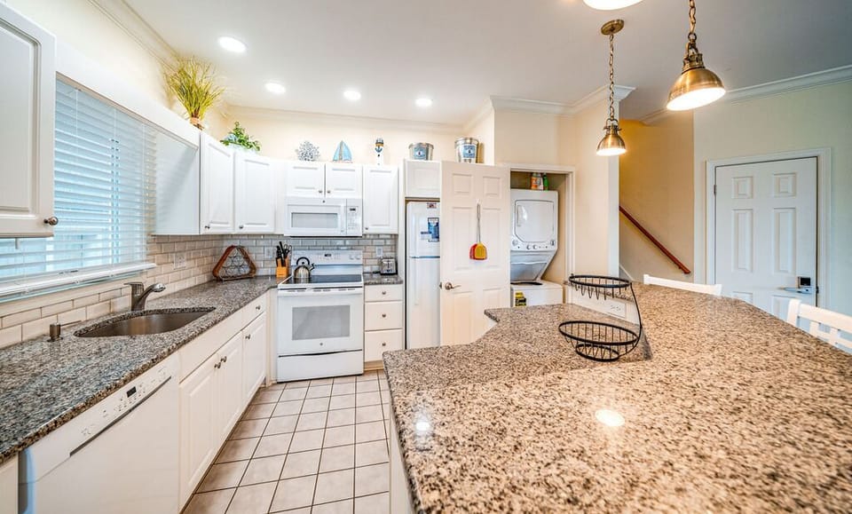 Kitchen with modern amenities
