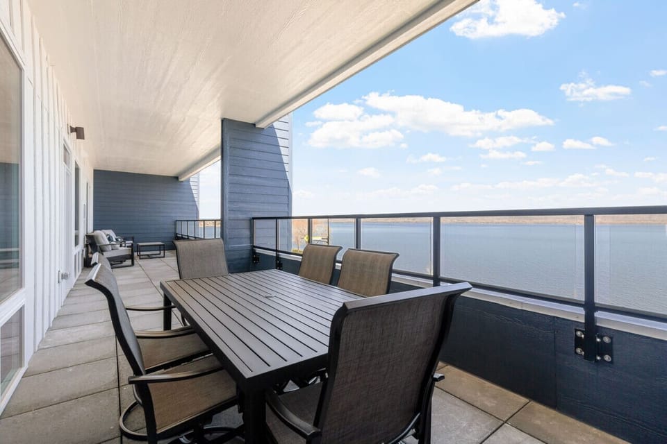 Large covered patio
