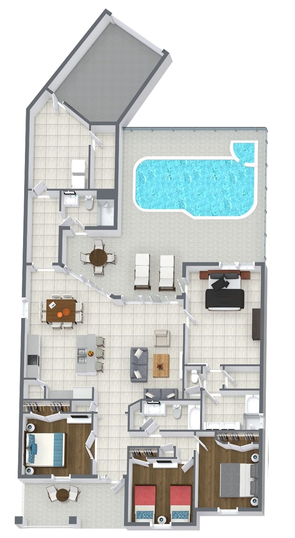 Floorplan of the Villa