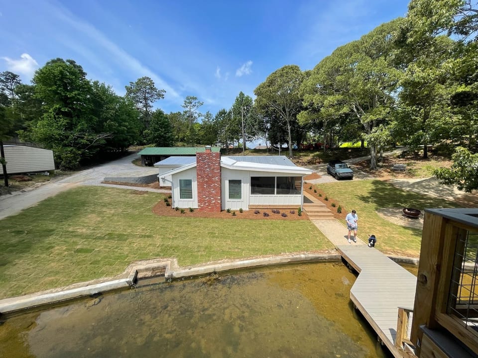 Main House from top level of dock