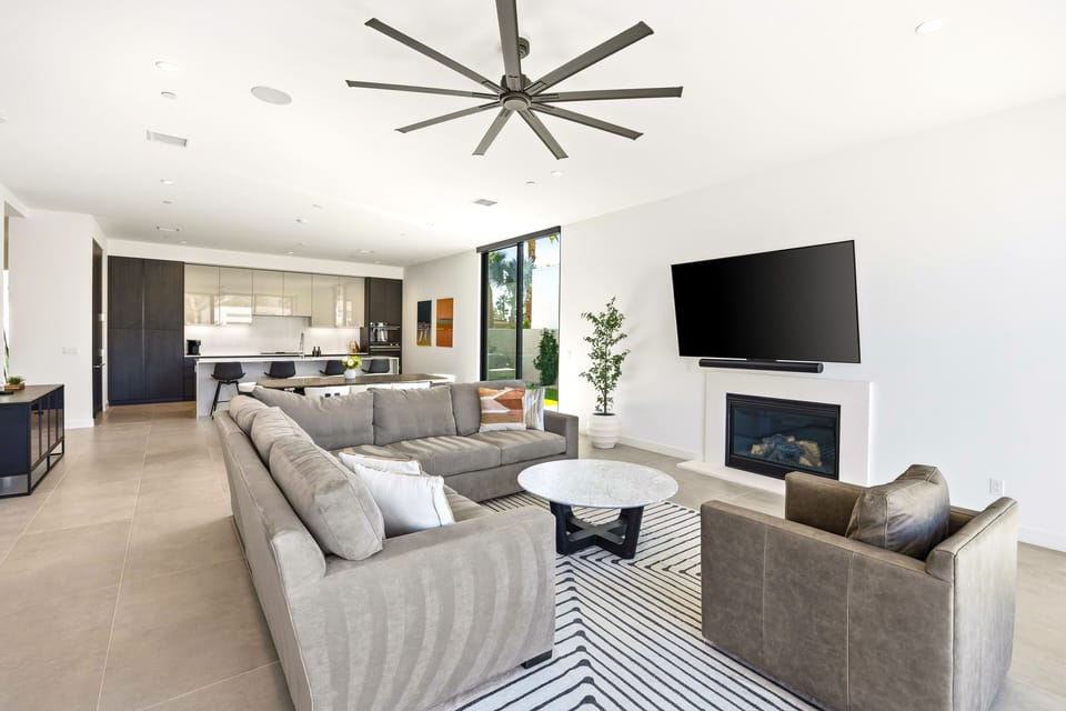 Relax and unwind in this stylish, well-appointed living room.