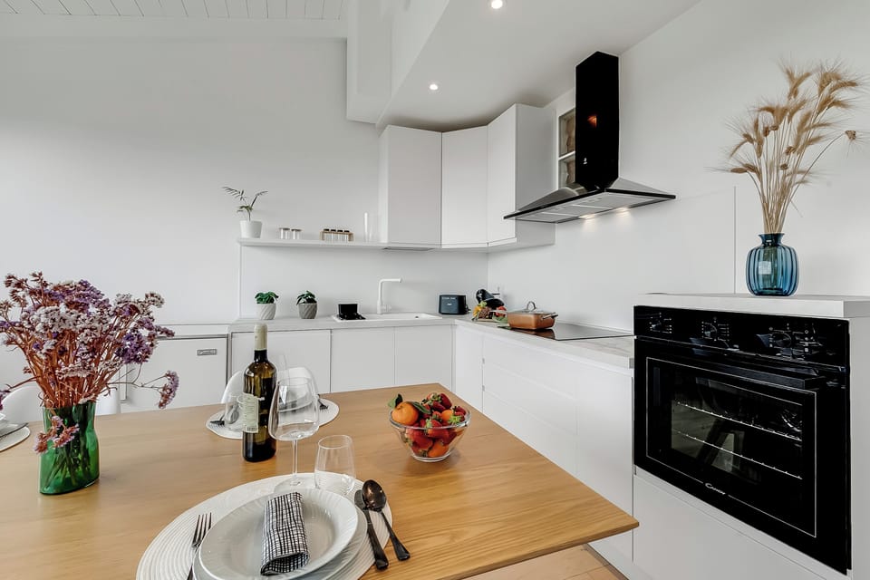 Kitchen and dining area