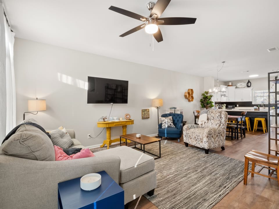 Midnight Moon's spacious living room