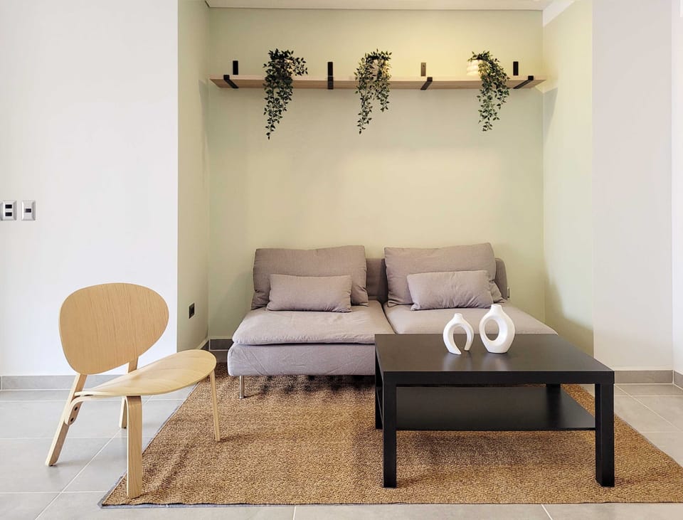 Living Room with Natural Touches