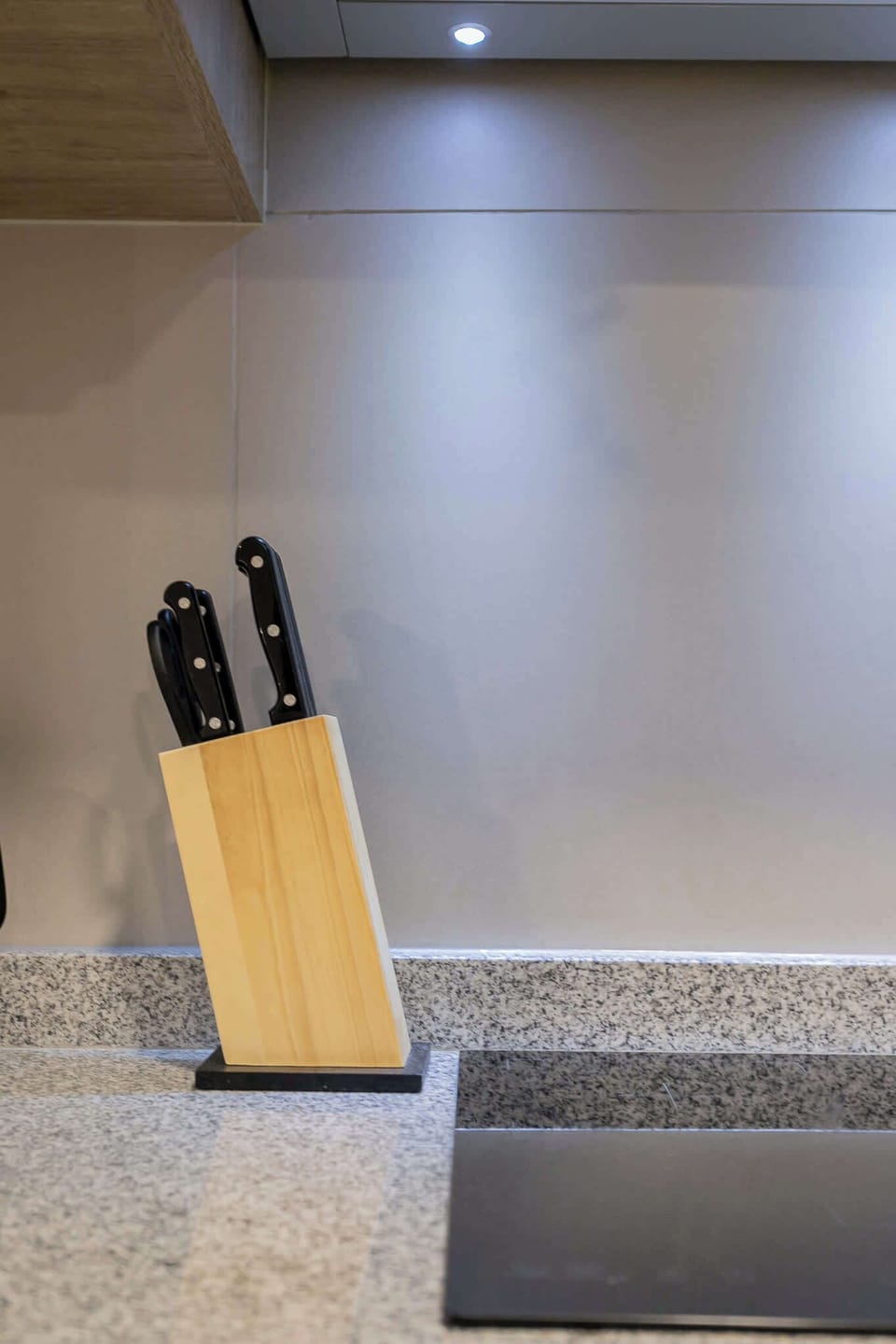 Sleek and modern kitchen setup with essential tools for your culinary adventures.