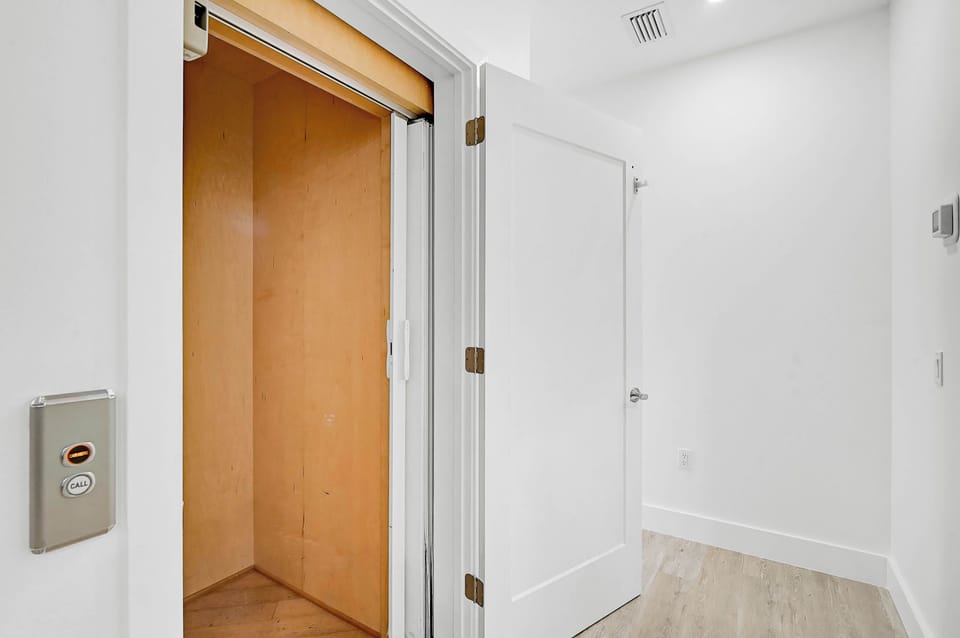 Elevator to all 4 levels from the Garage to the Roof Top Terrace for magnificent sunsets.