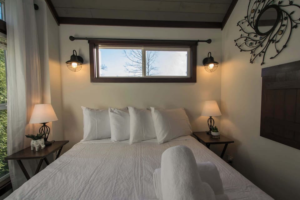 End your day surrounded by charm and comfort in this beautifully designed bedroom.