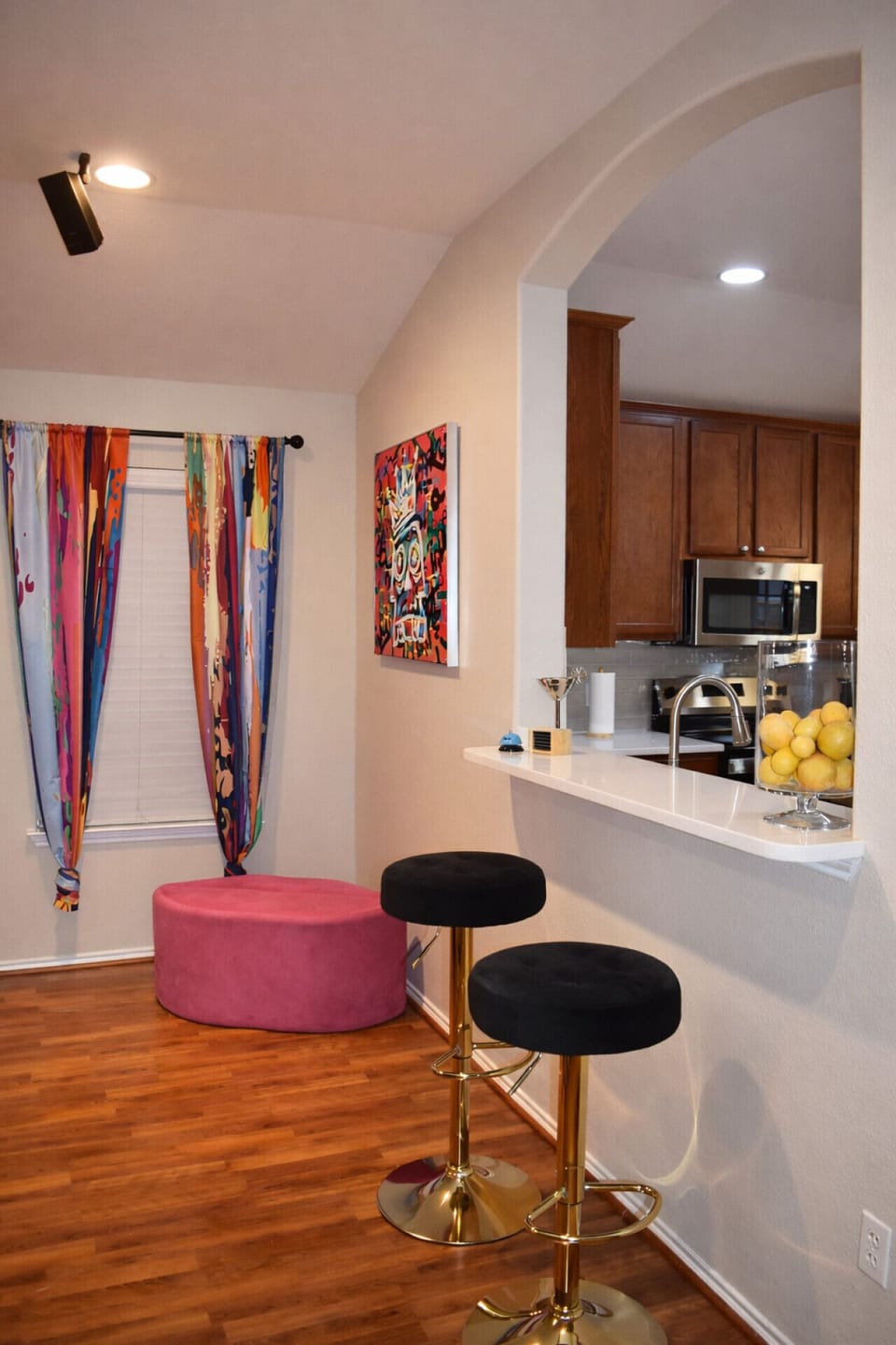 A creative space that still feels calm and livable