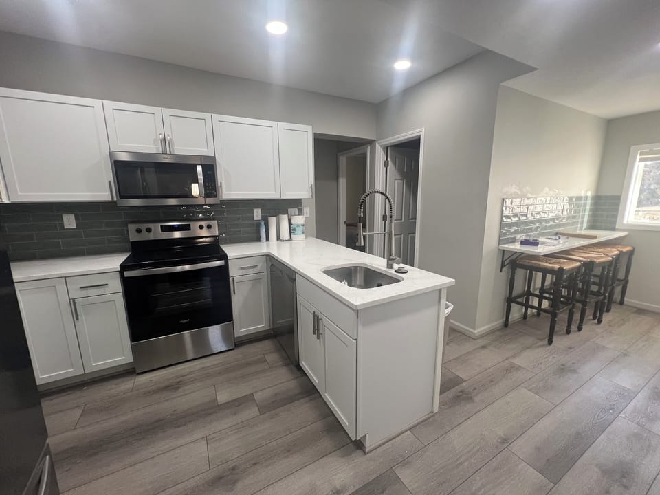2nd kitchen with 2nd set of appliances   2nd refrigerator great for extra food