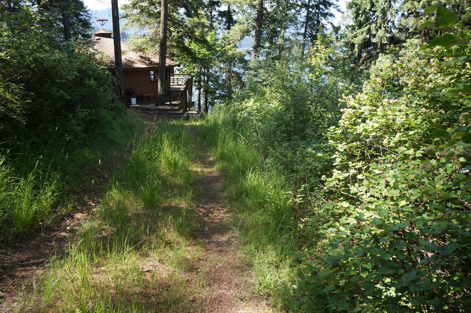 Park right at the cabin.