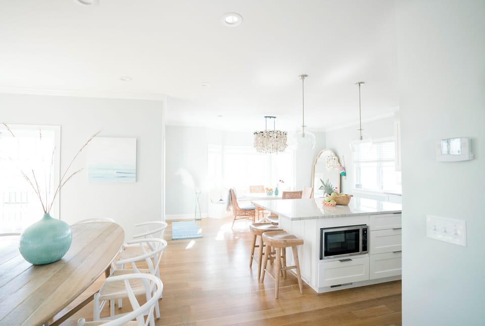 8 dining chairs, 5 bar stools