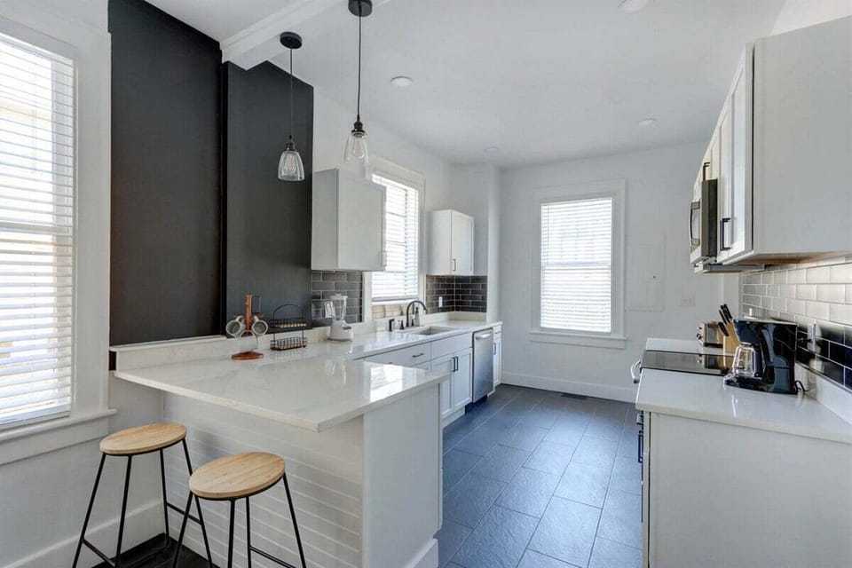 Sunlit mornings and home-cooked meals—this bright, spacious kitchen is made for gathering.
