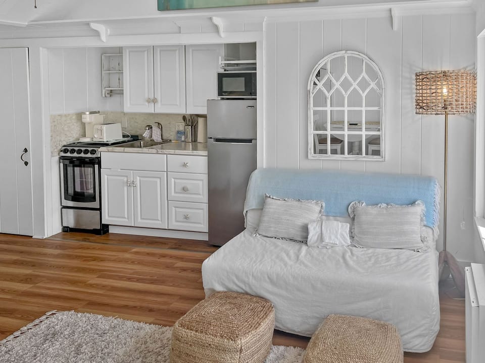 Sofa off of kitchen