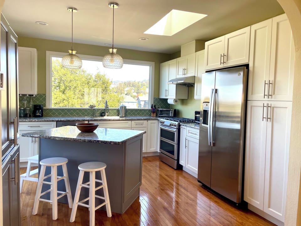 Fantastic views from the kitchen