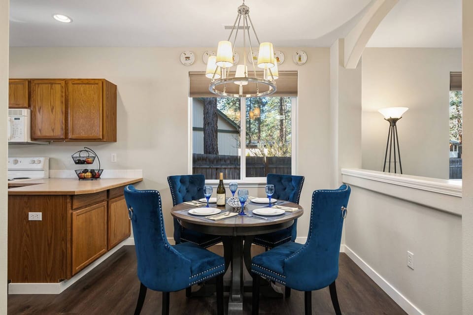 Enjoy a pleasant dinner after a fun day exploring Bend.