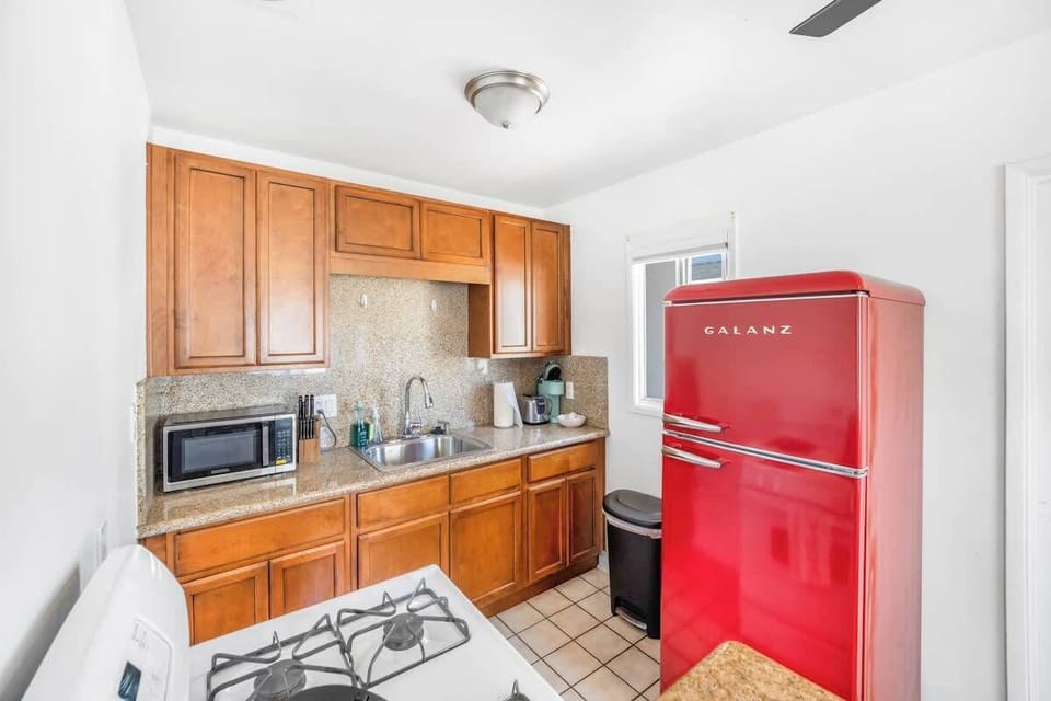 Kitchen stocked with everything you need for a wonderful vacation.