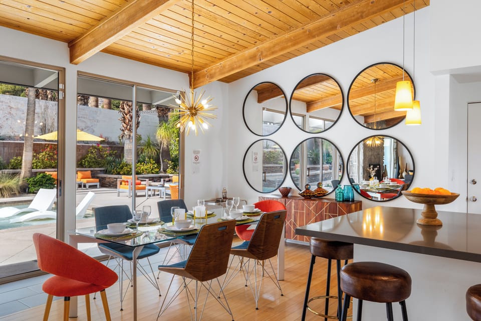 Mid-century modern dining room