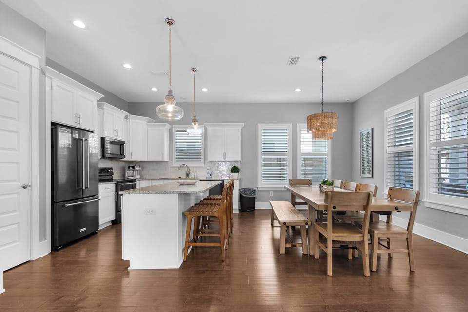 Kitchen and dining