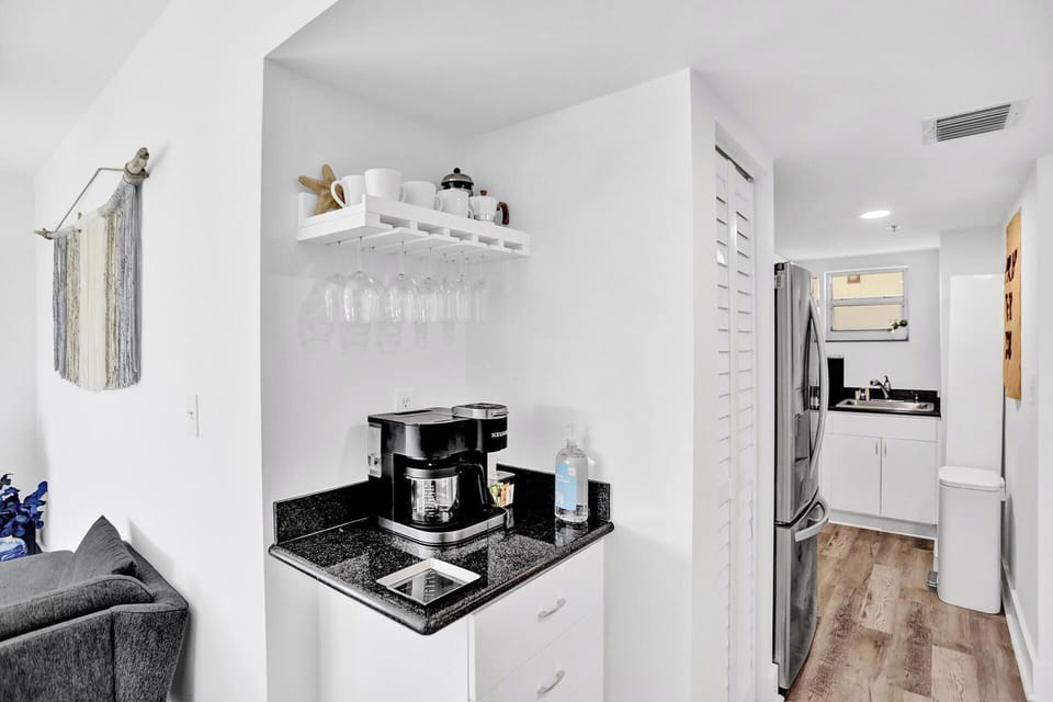 Keurig, French press, drip coffee machine, and espresso maker!
