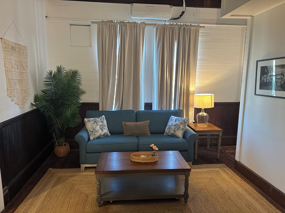 Comfortable sleeper sofa with queen size bed