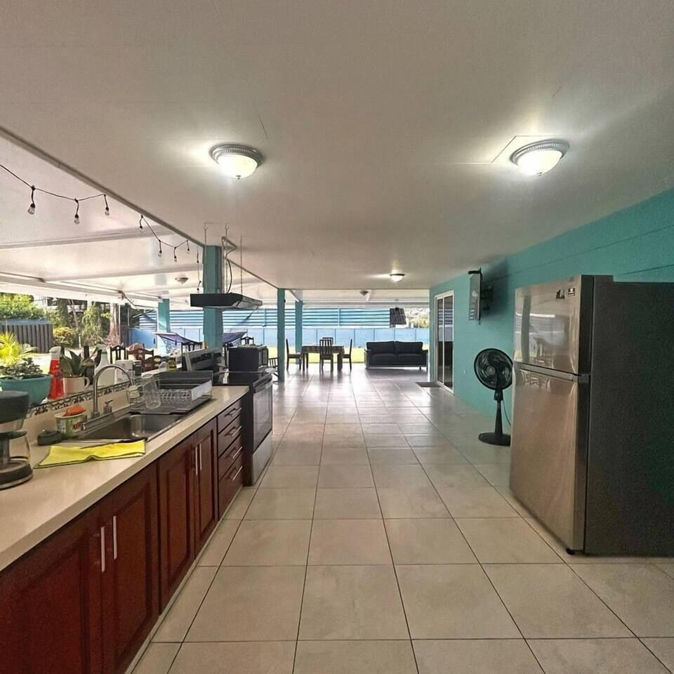 Fully equipped kitchen located on the terrace