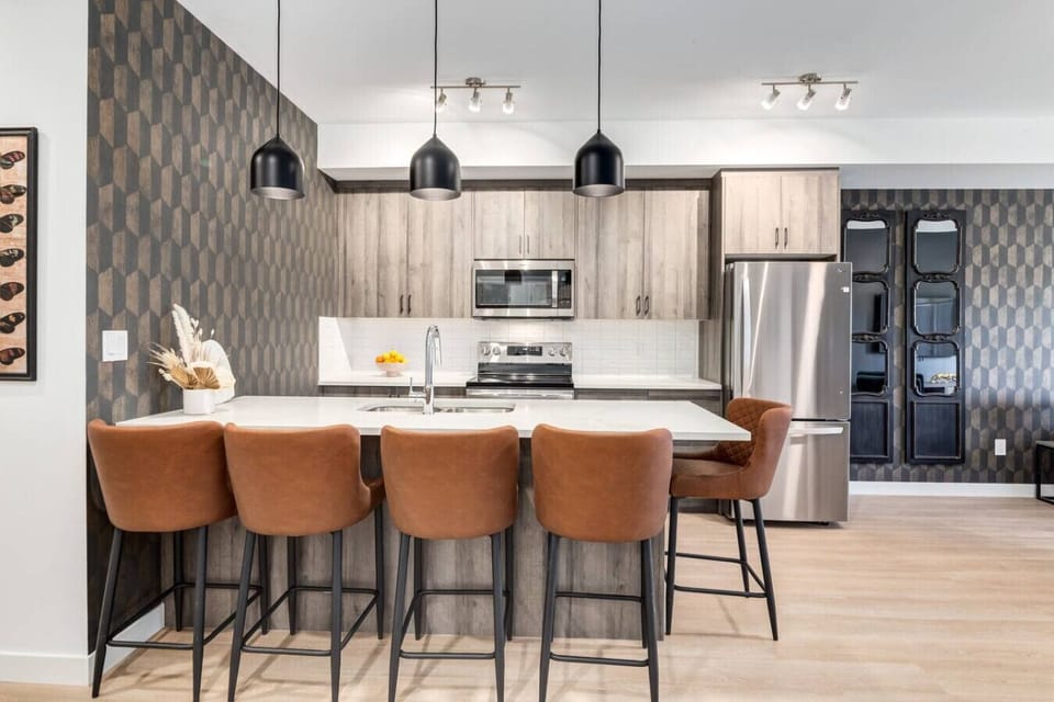Gorgeous open concept kitchen, perfect for creating meals.