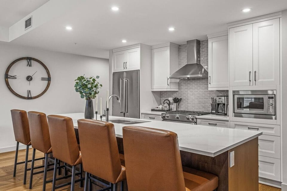 Great sized kitchen with all amenities needed to make your favorite meals with a large island with sitting for 6.
