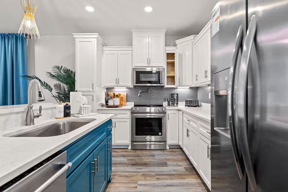 A fully equipped kitchen perfect for bonding and cooking with your loved ones.