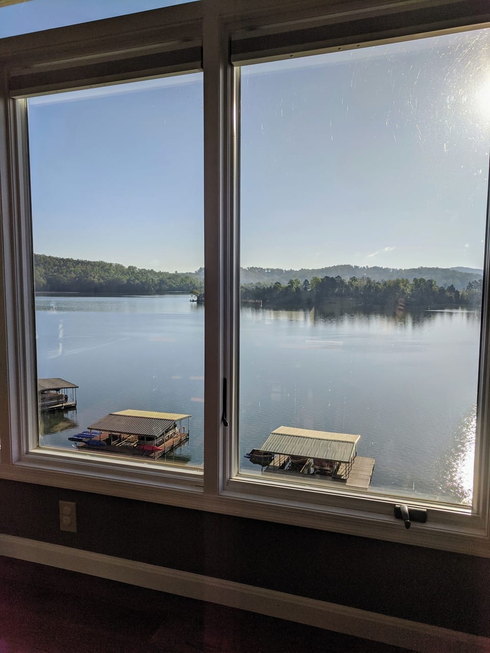 view from dining area