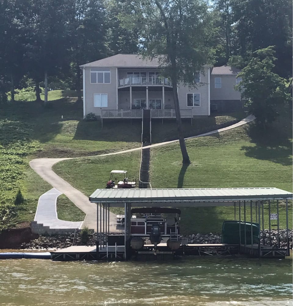 lake view of house