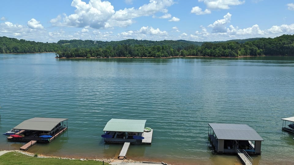 waterfront with direct access to dock