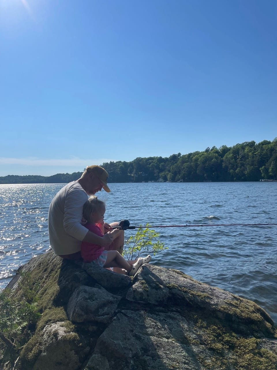 Our large rocks, fun spot to fish!