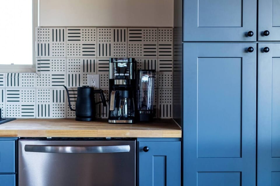 For your comfort and enjoyment, we include things such as a coffee maker that will work with either grounds or K-cups and an electric kettle are standard in all our signature properties.