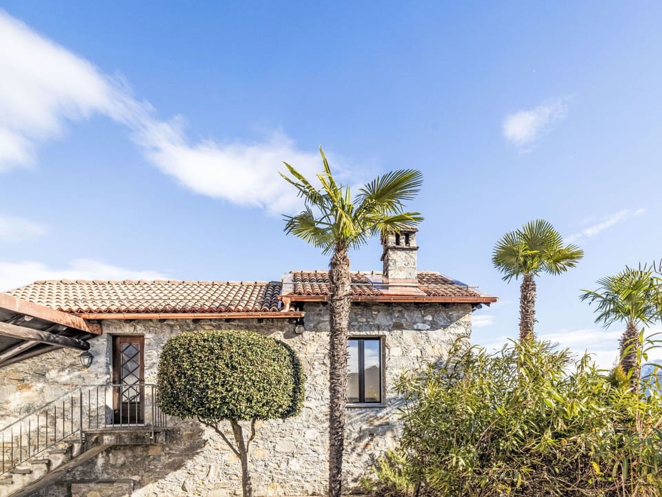 Sky, Blue, Architecture, Residential Area, Home, Estate, Stone Wall, Villa, Landscaping