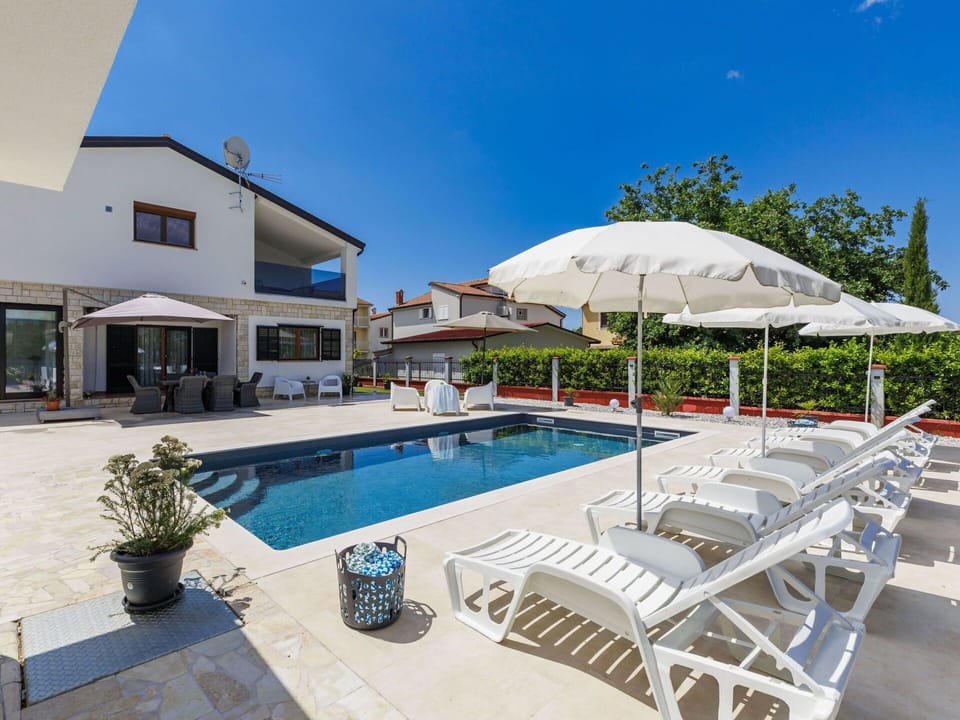 Swimming Pool, Residential Area, House, Home, Estate, Resort, Outdoor Furniture, Villa, Shade, Chair