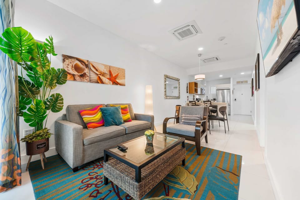 Whether it’s coffee or a cozy movie, this space is designed for comfort