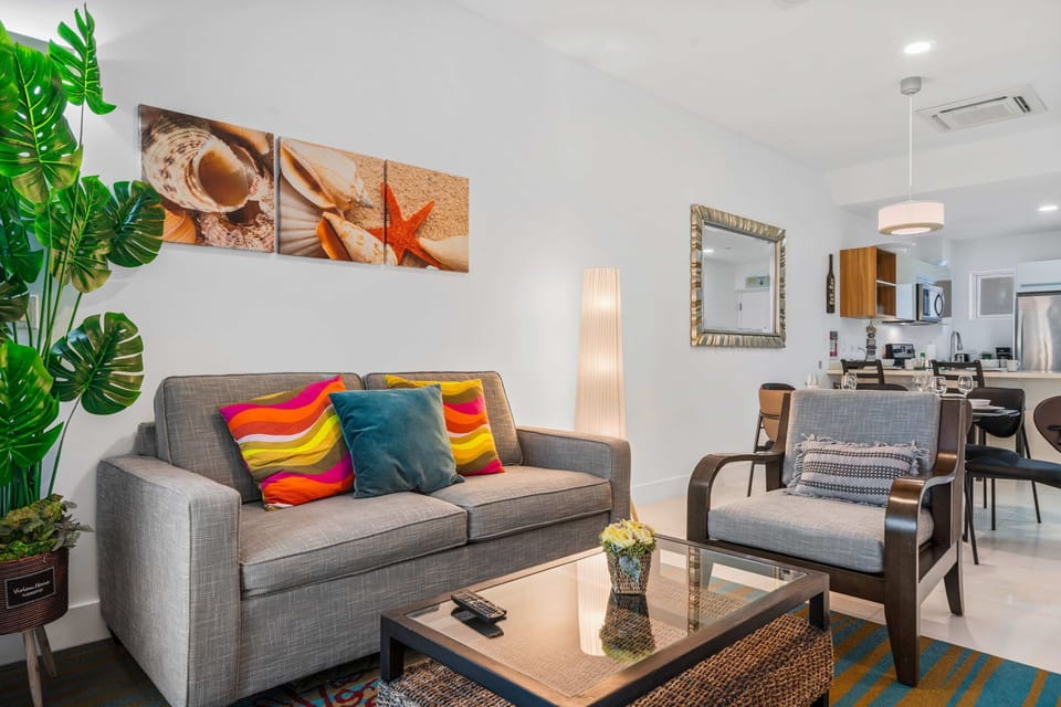 Cozy seating, vibrant decor, and a welcoming vibe make this the ideal retreat
